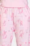 Zivame Floral Hush Knit Cotton Pyjama Set - Fairy tale — thumbnail 6
